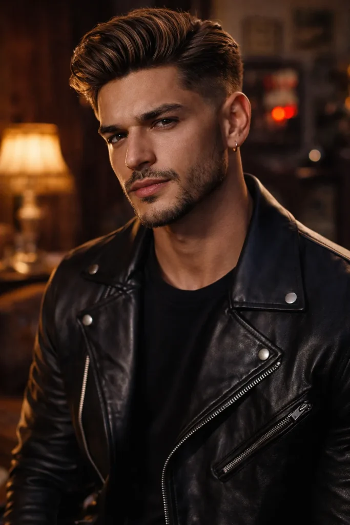 Light Brown Pompadour