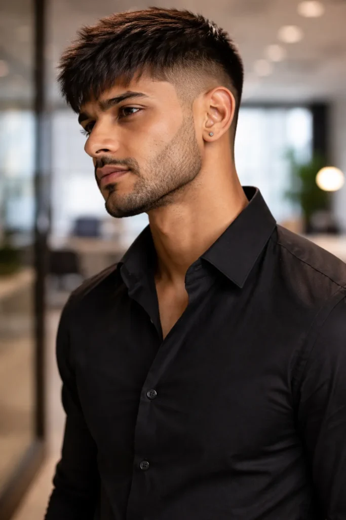 Light Brown Taper Fade