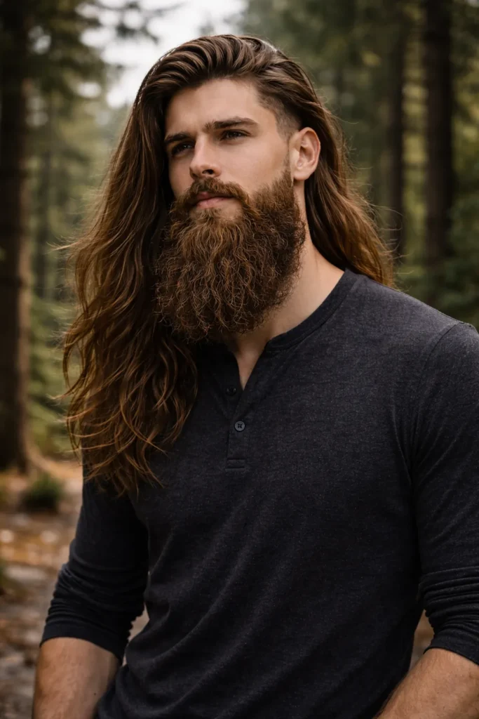 Long Bandholz Beard Style
