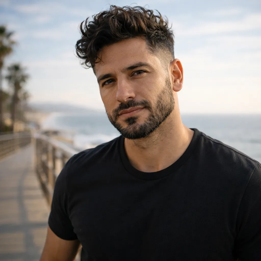 Loose Wave Skin Fade Undercut