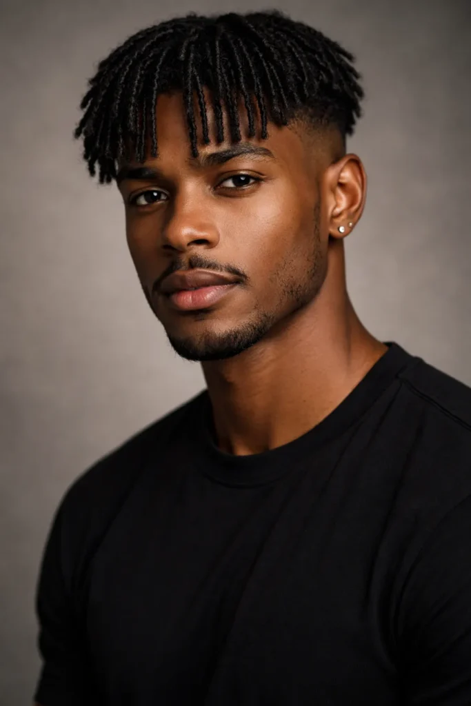 Low Fade Curtain Bangs