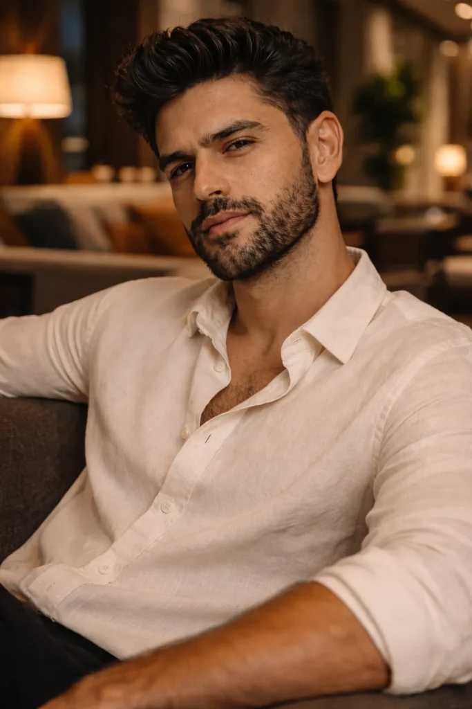 Medium Length Beard with Controlled Volume