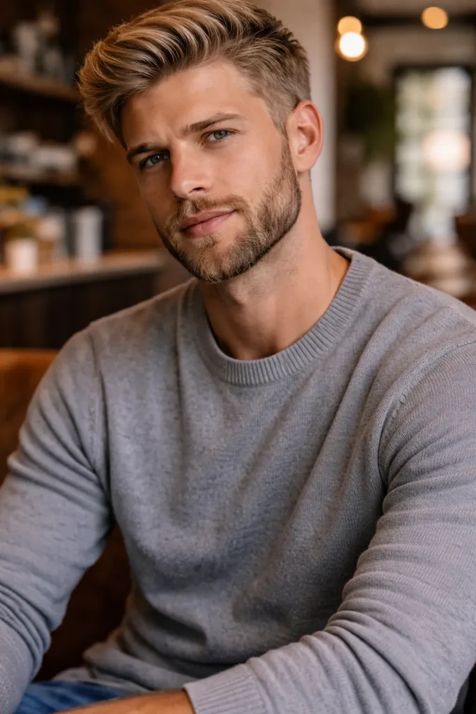 Medium Length Natural Blonde Beard