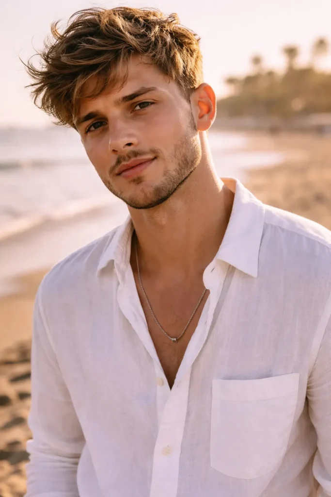 Messy Light Brown Waves