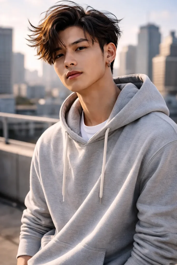 Messy Tousled Medium Hair