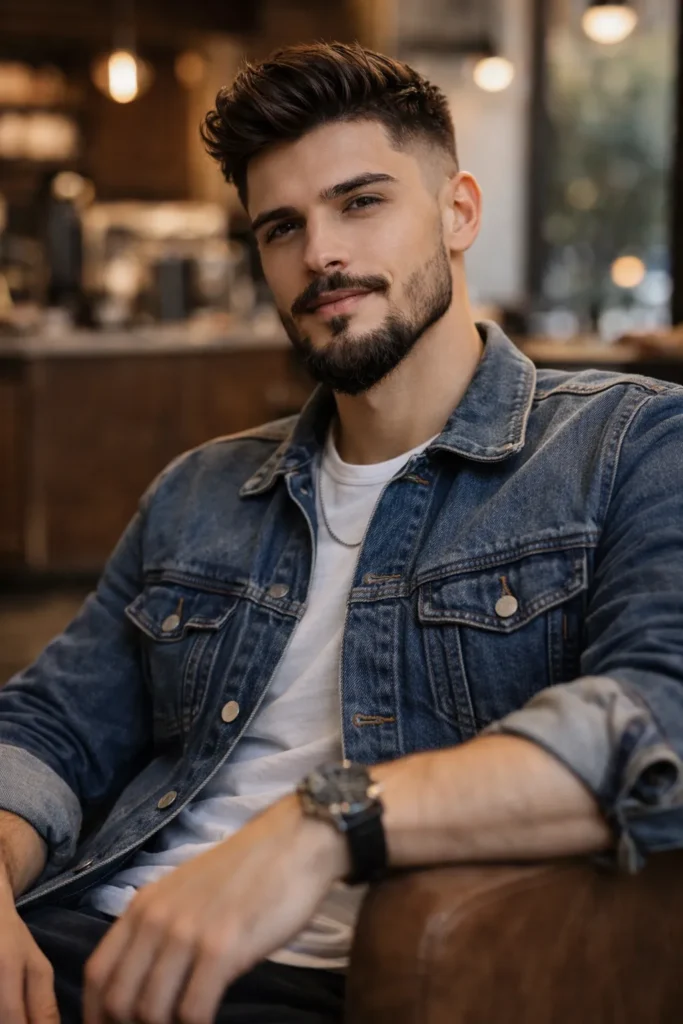 Modern Beardstache Style