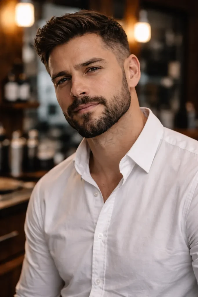 Modern Circle Beard Style