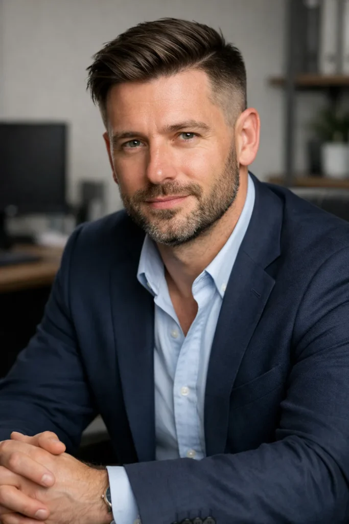 Modern Ivy Skin Fade Undercut