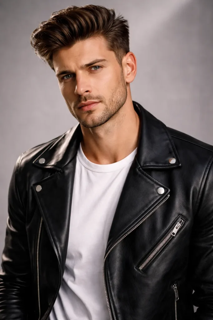 Modern Quiff with Natural Density