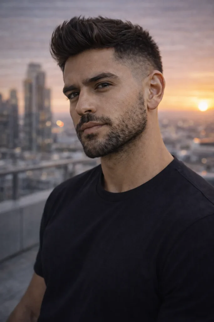 Modern Rugged Beard with Masculine Shape