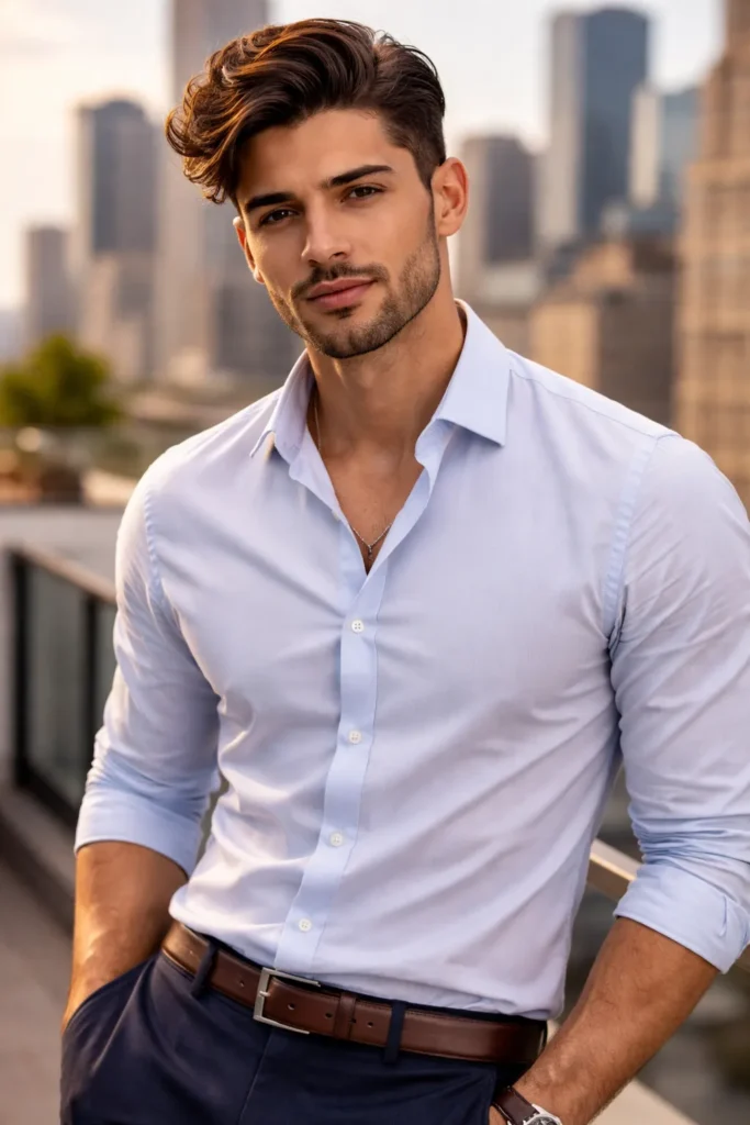 Modern Side Flow Quiff