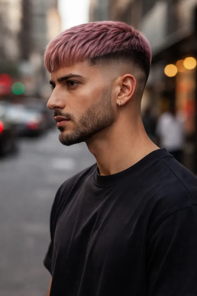 Muted Pink French Crop