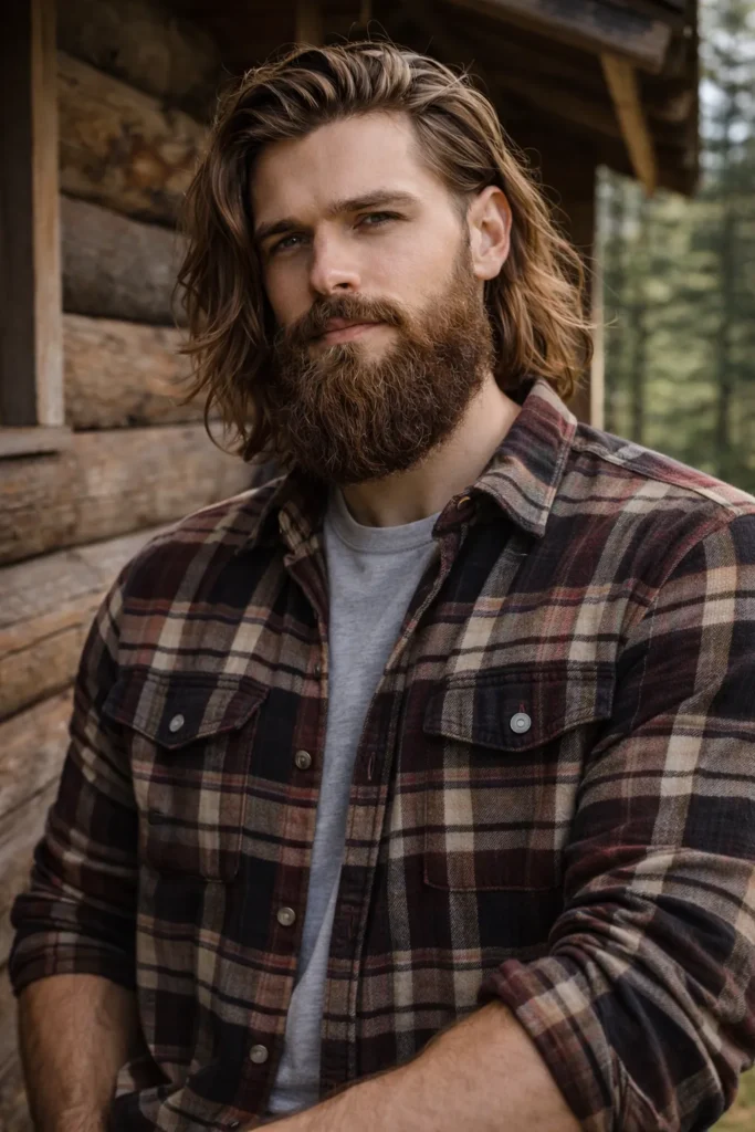 Natural Bushy Beard Style