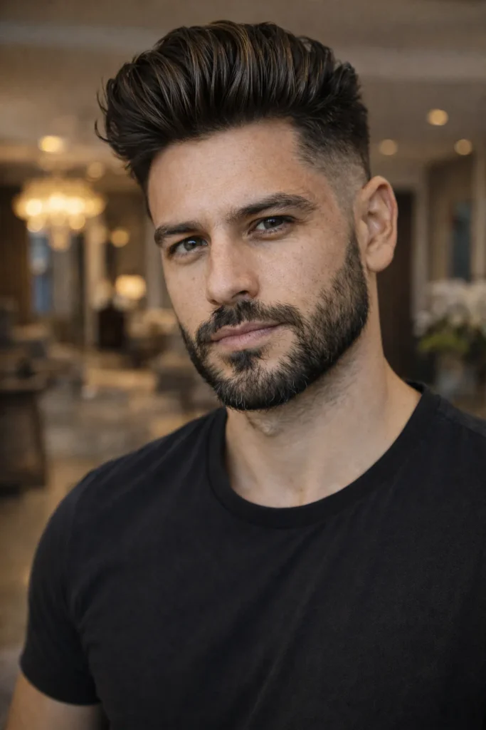 Pompadour Skin Fade Undercut