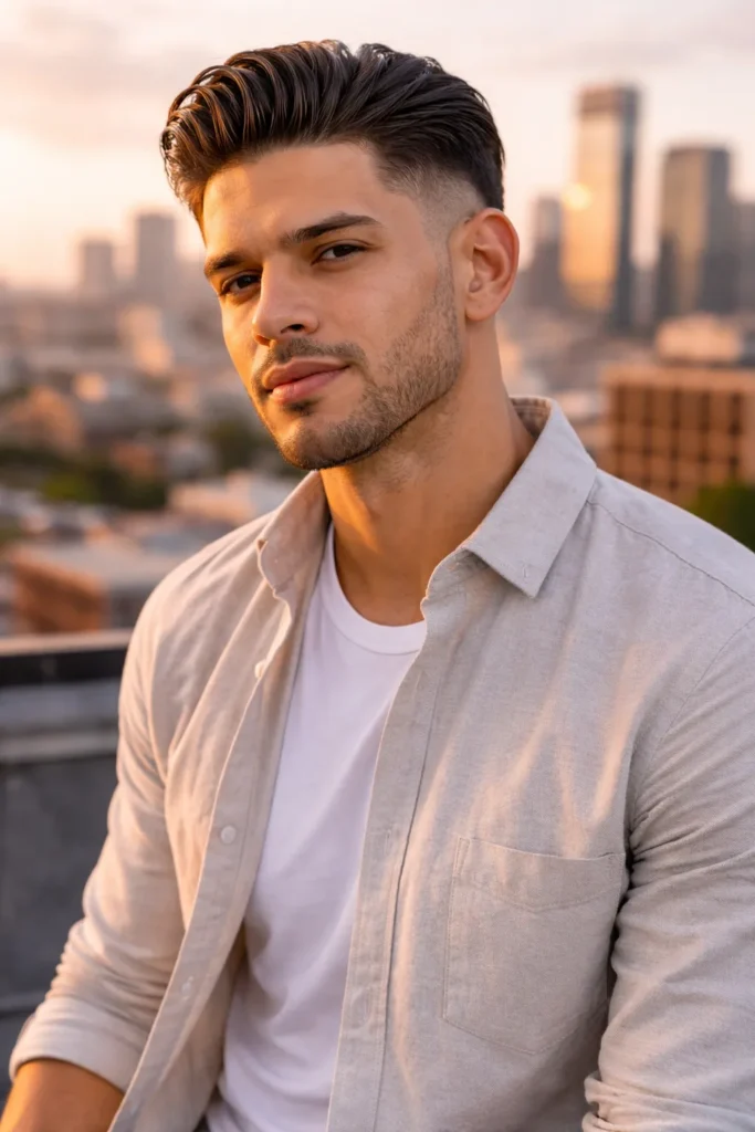 Puerto Rican Brush Back Fade