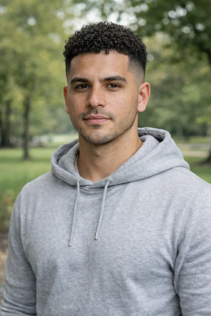 Puerto Rican Curly Fade