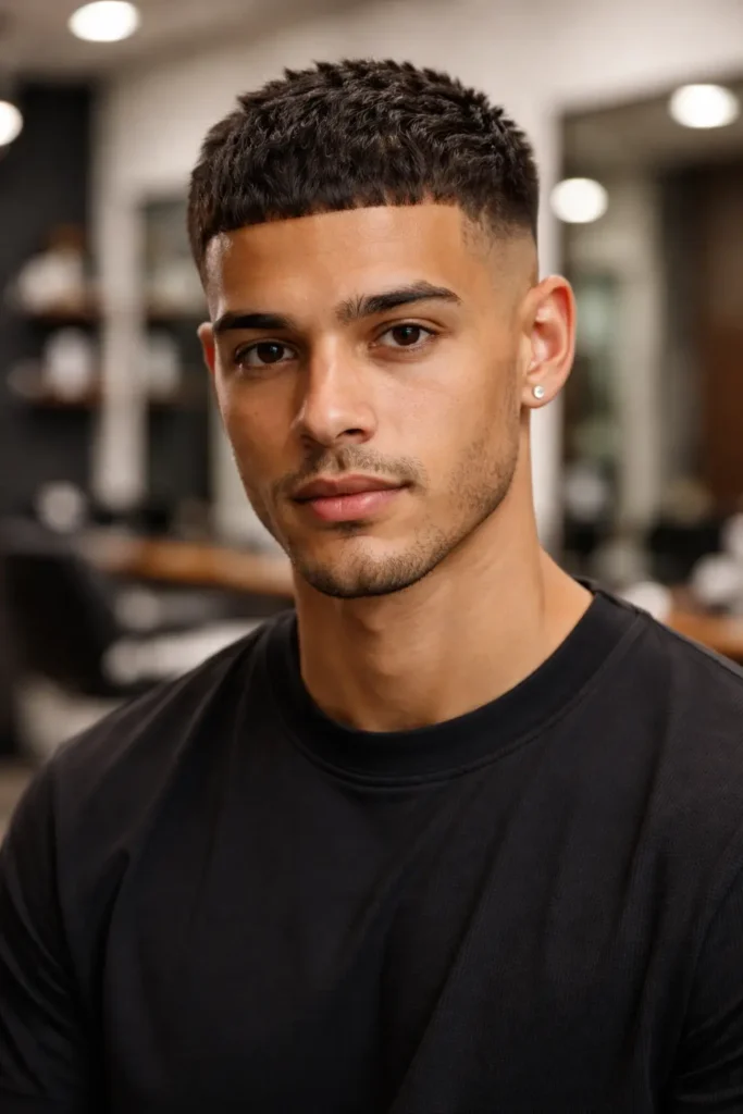 Razor-Layered Micro Crop Fade