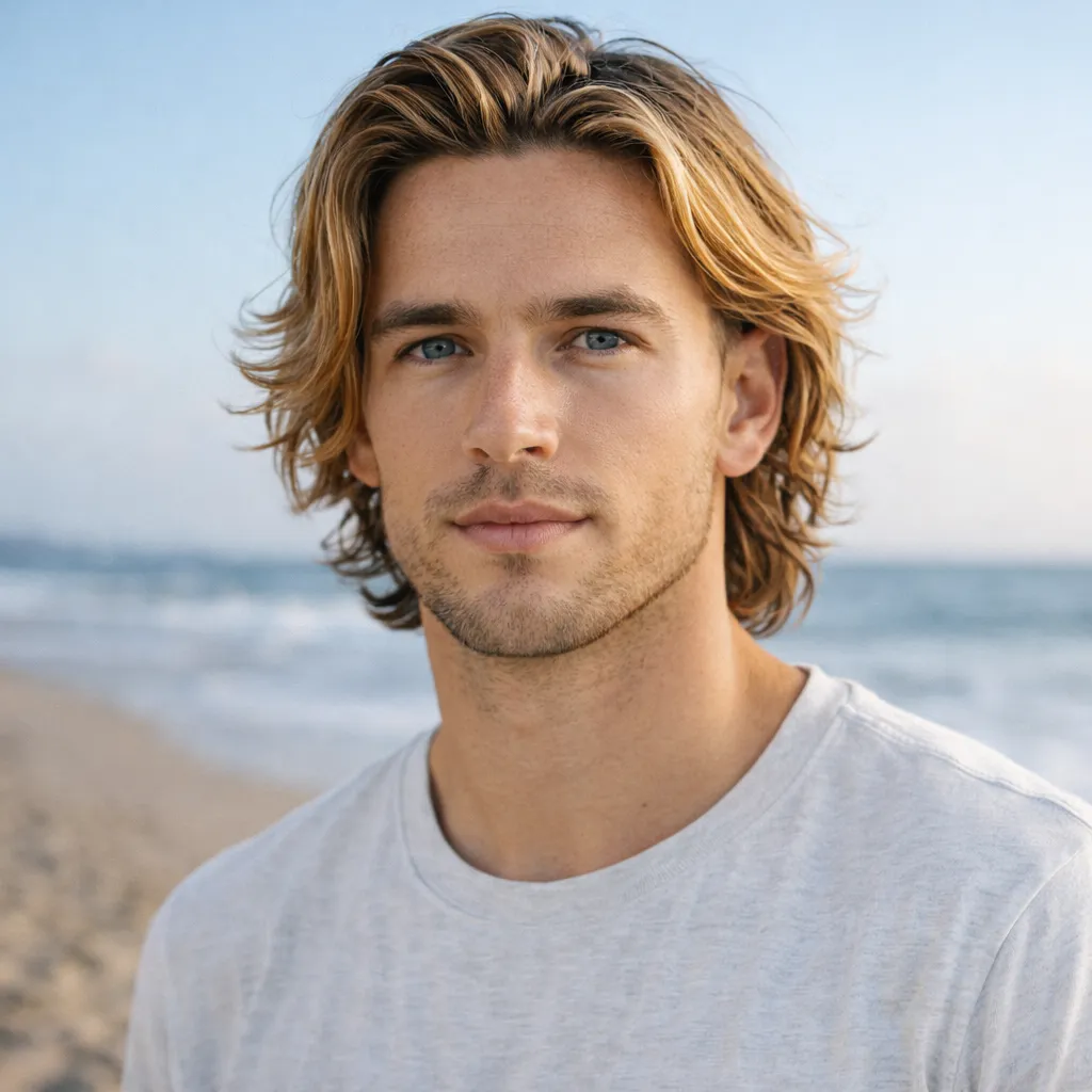 Relaxed Bro Flow with Honey Blonde Depth