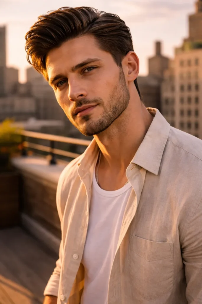 Relaxed Pompadour (No Height)