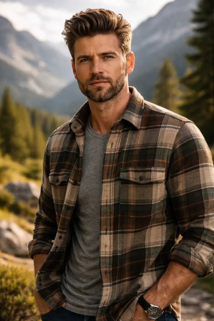 Rugged Masculine Quiff