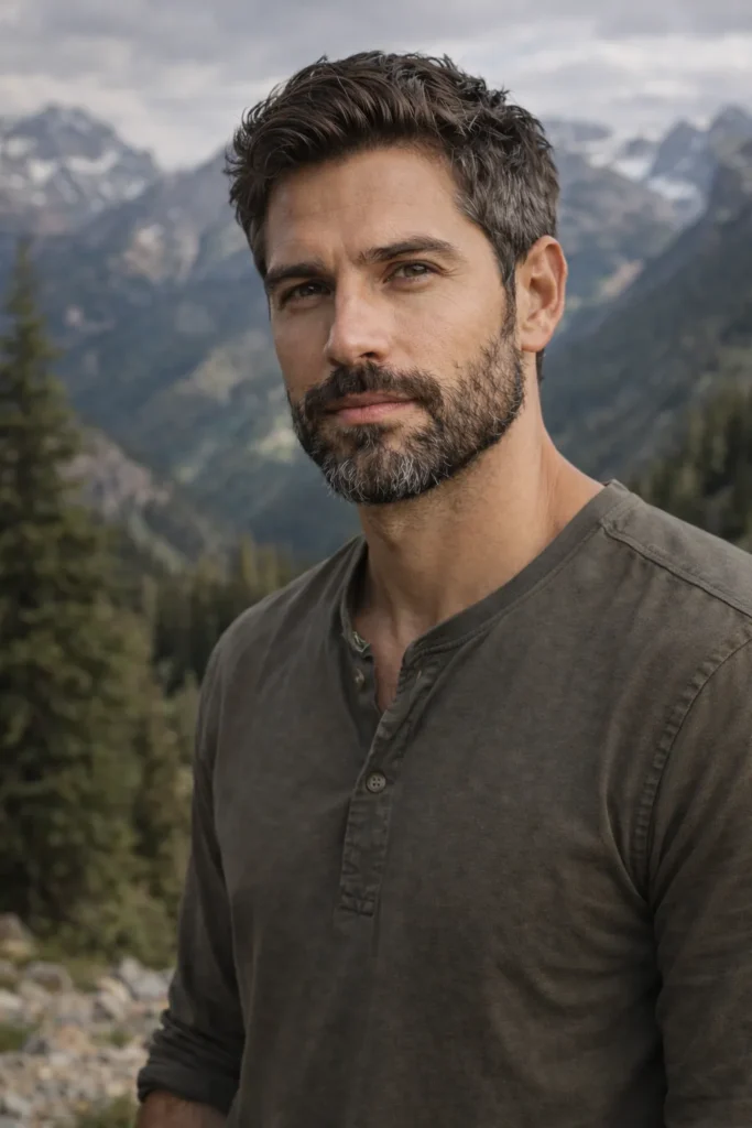 Rugged Medium Beard Style