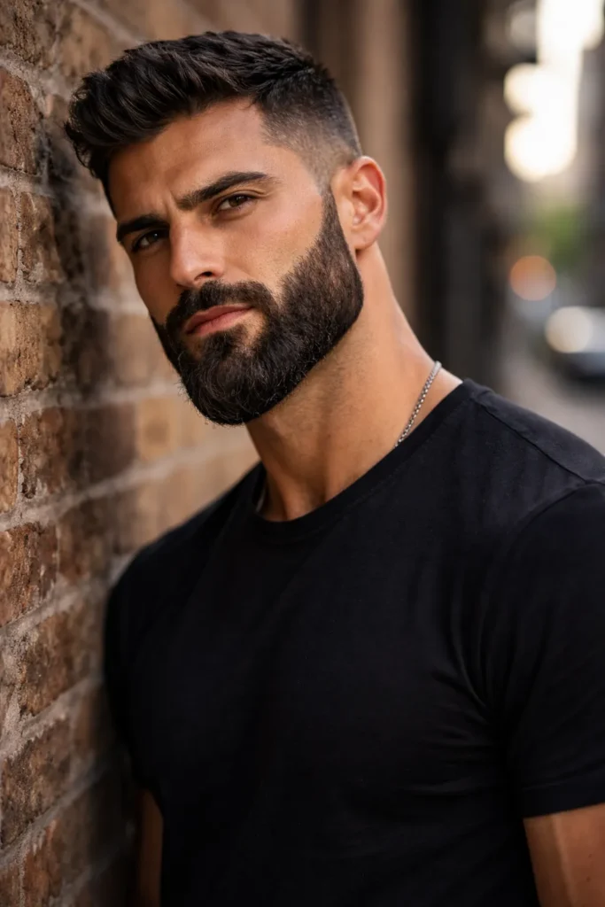 Sculpted Long Boxed Beard