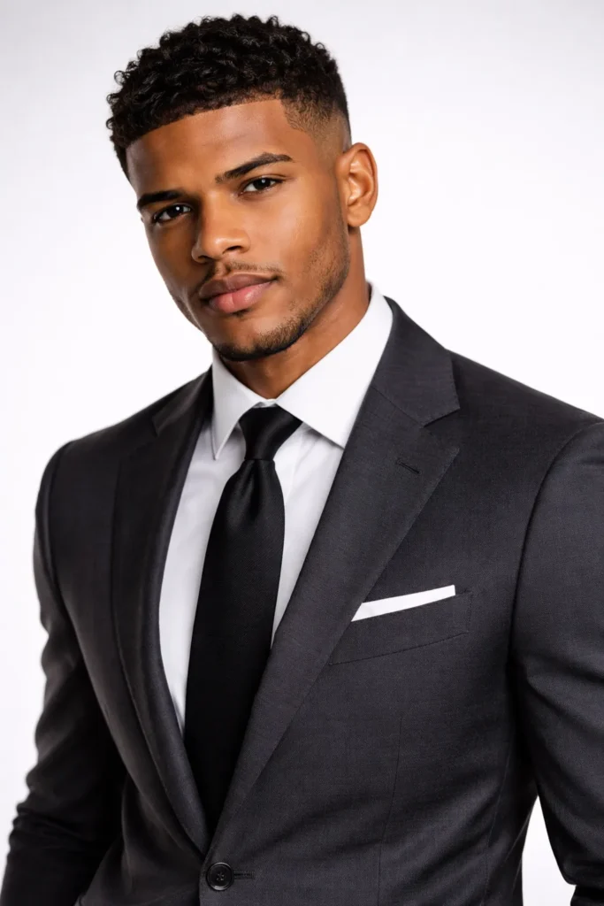 Sculpted Medium Crop with Directional Texture