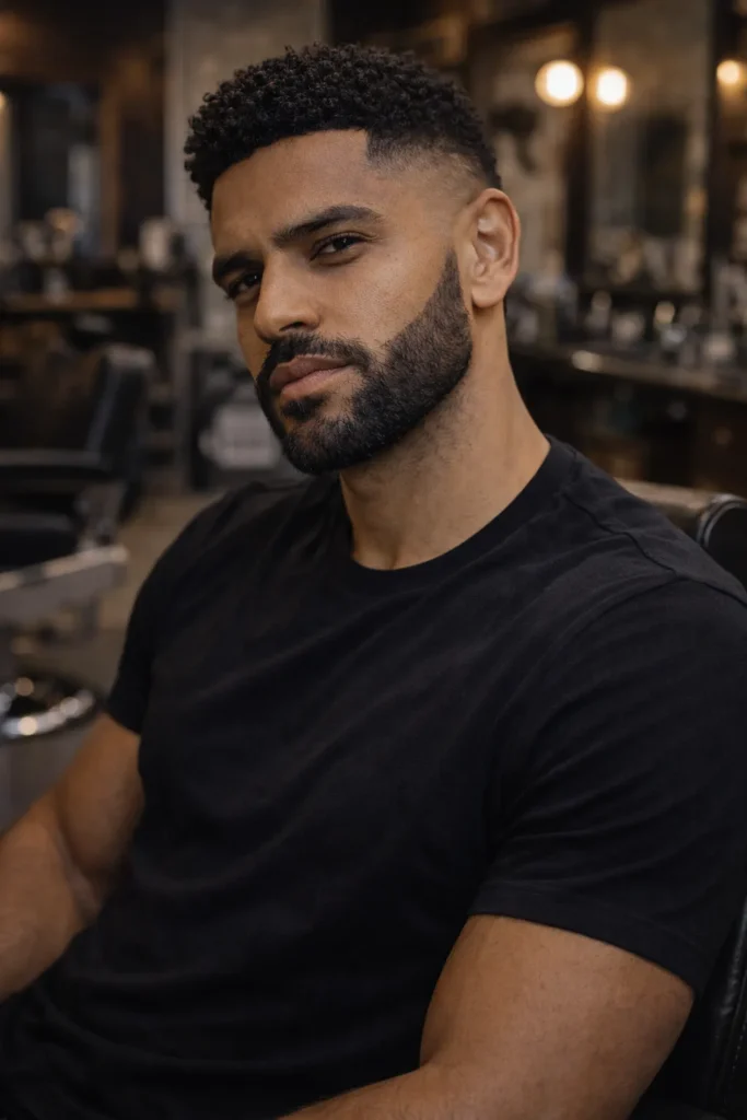 Sharp Boxed Beard with Defined Edge Lines