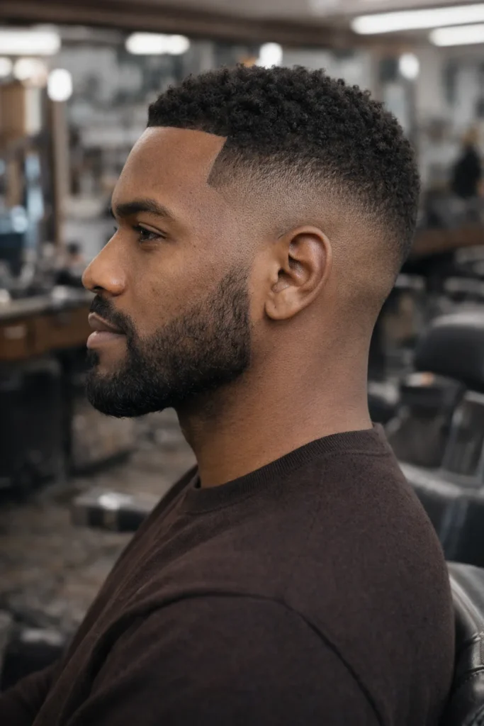 Sharp Line Skin Fade Undercut
