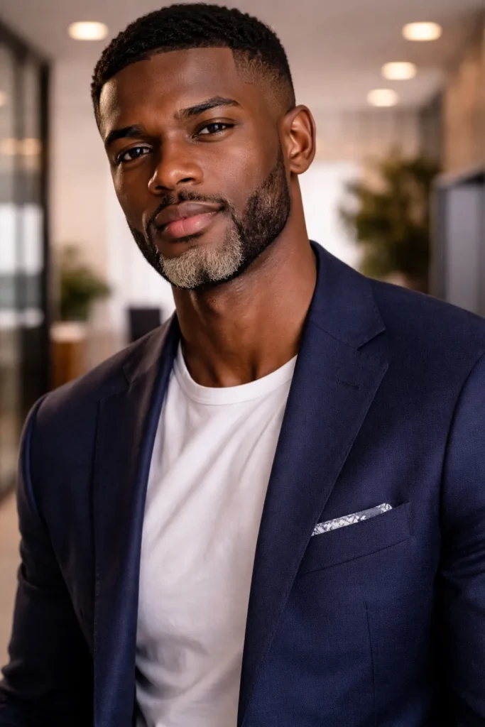 Short Boxed Blonde Beard