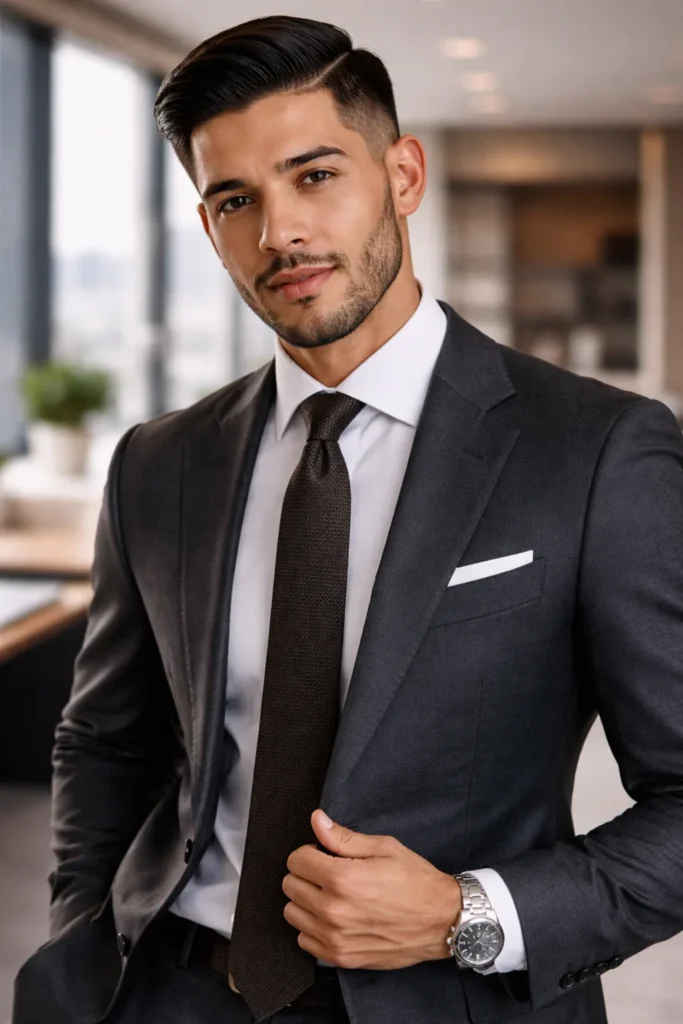 Short Comb Over Fade