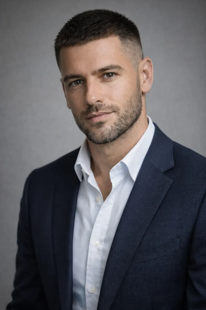 Short Crop Skin Fade Undercut