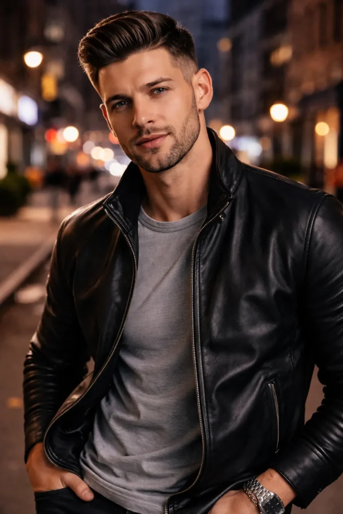 Short Pompadour Fade