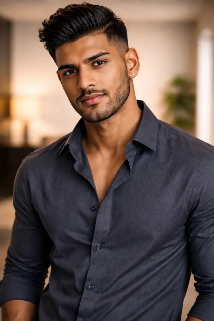 Short Pompadour Fade