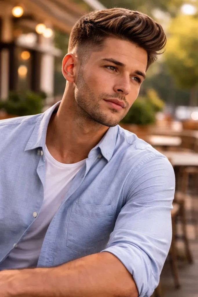 Short Quiff with Taper