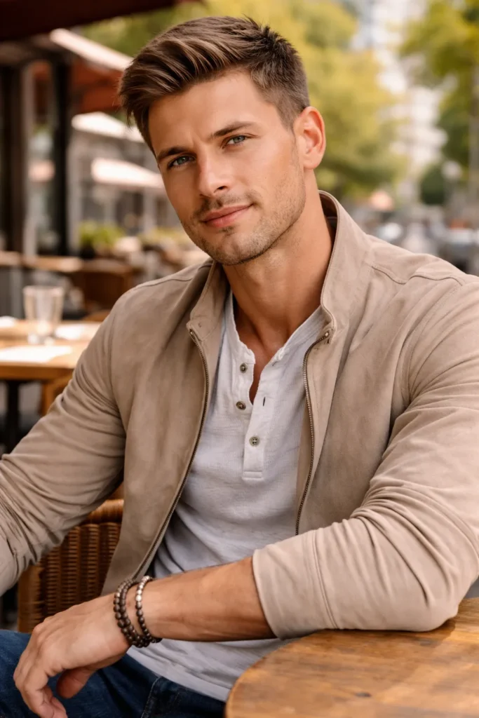 Short Side-Swept Cut