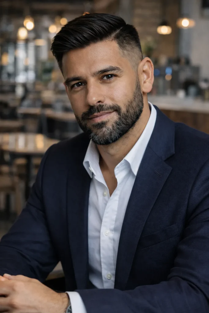 Side Part Skin Fade Undercut