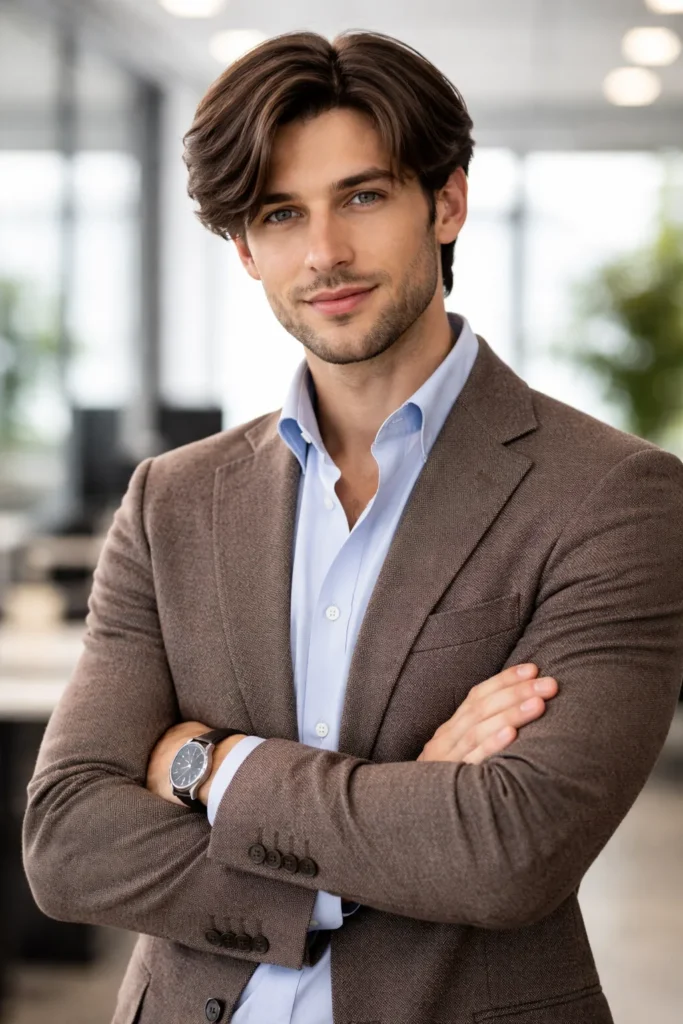  Side Swept Curtain Bangs