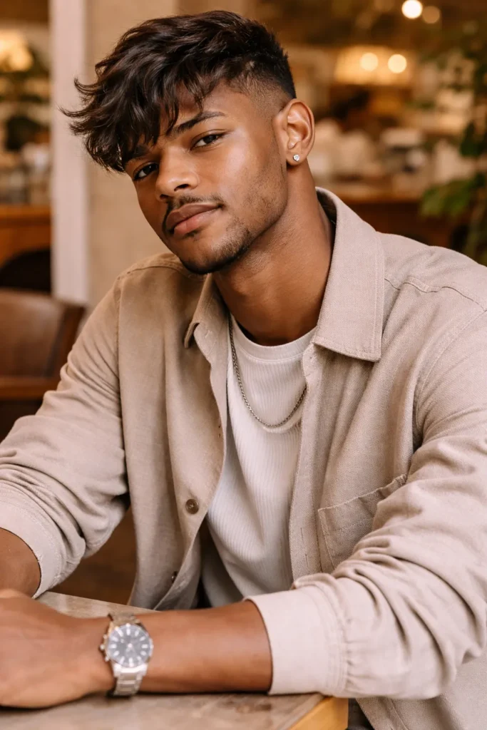 Side-Swept Wavy Layers