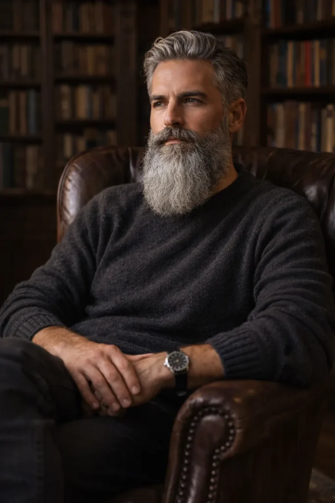 Silver Fox Long Beard