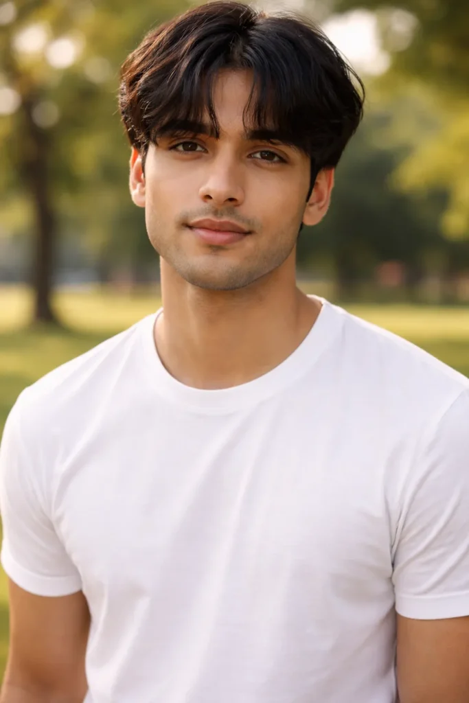 Soft Natural Curtain Bangs