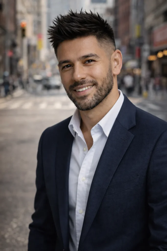 Spiky Skin Fade Undercut