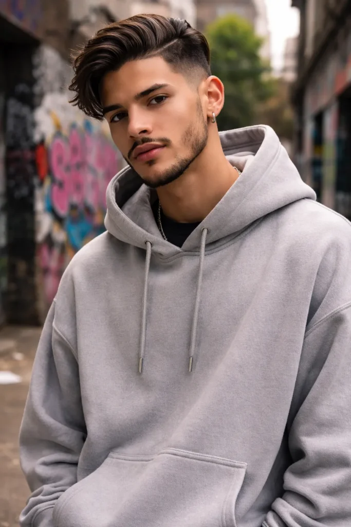 Street-Style Comb Over