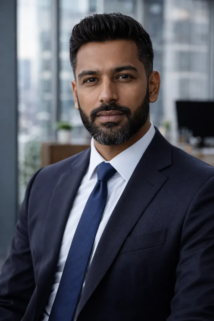 Structured Medium Beard Cut