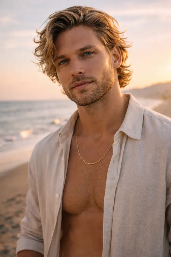 Sun-Dried Waves (Medium Length)