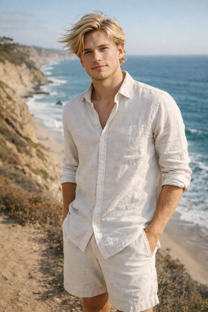 Sun-Kissed Blonde Medium Flow with Layers