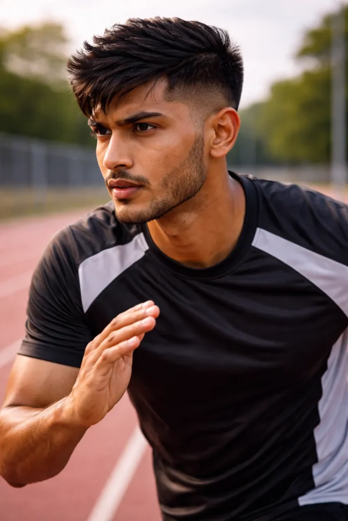 Sweat-Proof Angular Crop