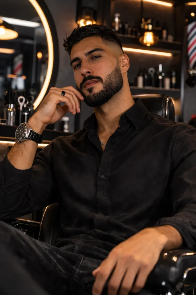 Tapered Fade Beard Style