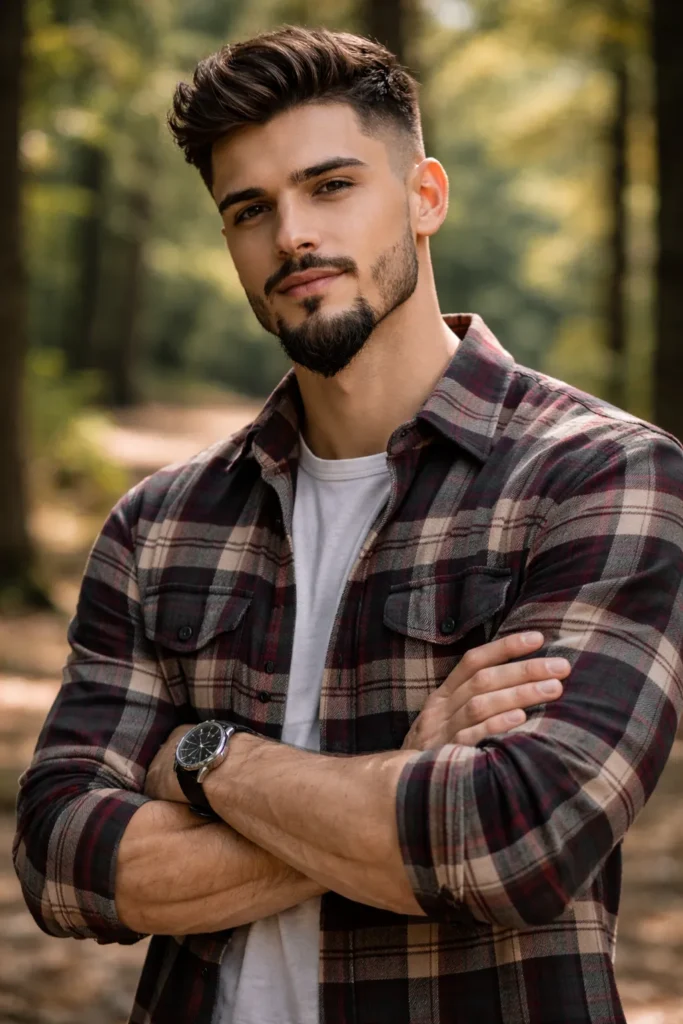 Textured Ducktail Beard