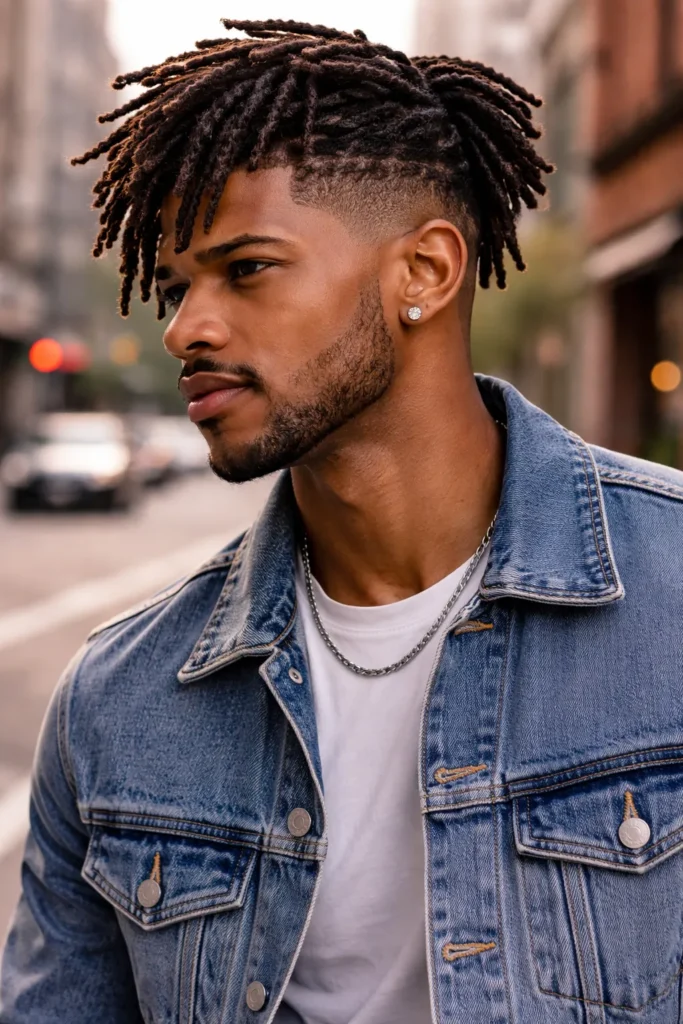 Textured High-Top Locs